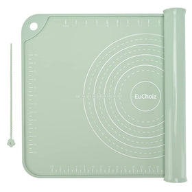 EuChoiz silicone pastry mat top view for large-dough projects and easy rolling