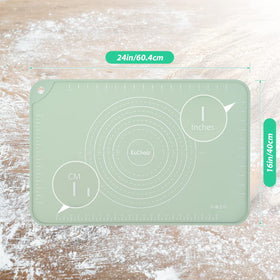EuChoiz silicone pastry mat with measuring grid aids precise sizing