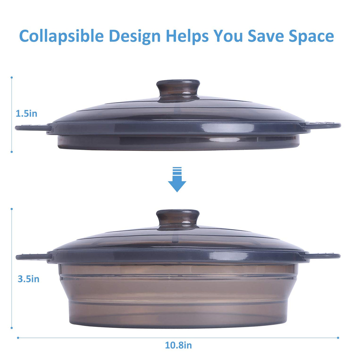 EuChoiz BPA-free silicone steamer built for safe microwave cooking.