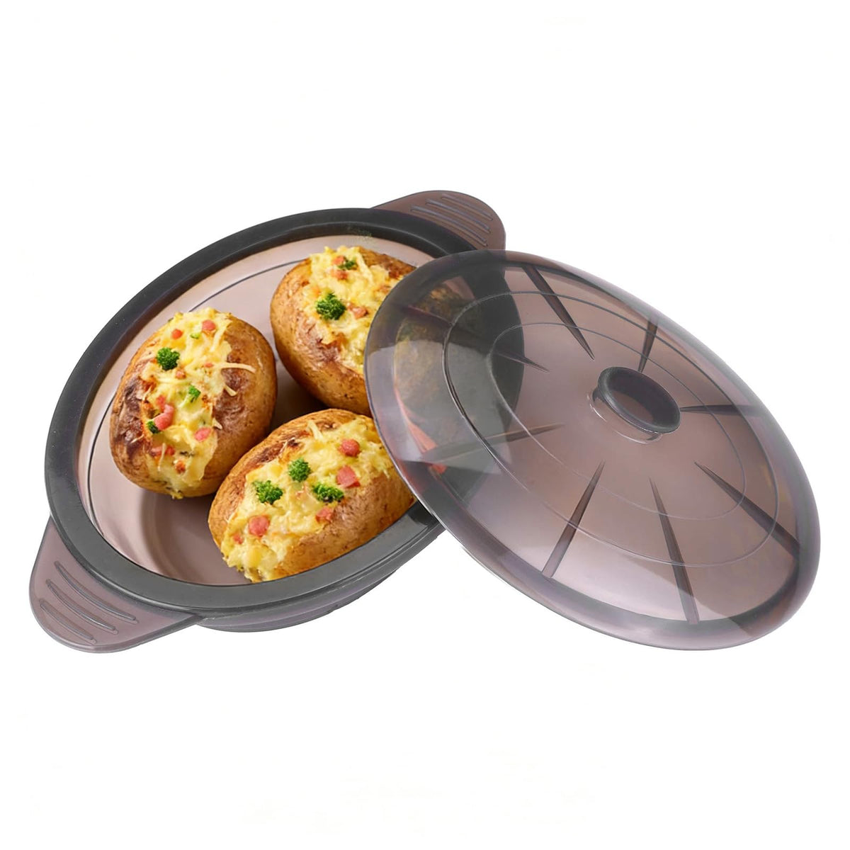 EuChoiz two-size options large and small fit different microwaves.