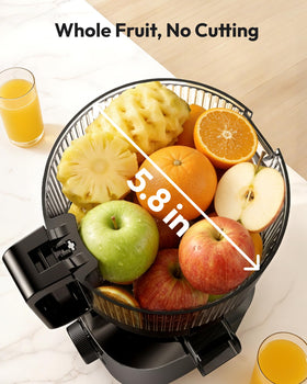 EUHOMY slow-masticating juicer emphasizing gentle extraction for richer, fresher juice