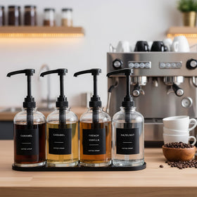 Euiaey durable glass bottles resist stains for daily use