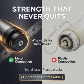 EuLea metal connection provides durable, stable blending sessions.