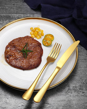 EUIRIO ergonomic handles improve grip during meals.