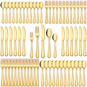 EUIRIO gold dinner forks elevate everyday dining with a touch of luxury.