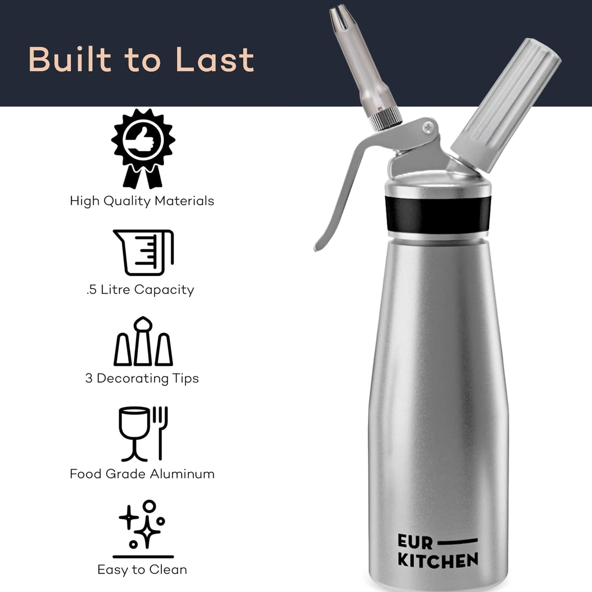 EurKitchen cleaning brush for precise tip care