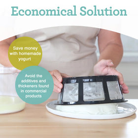 Versatile use for dips, dressings, and dessert toppings with Euro Cuisine.