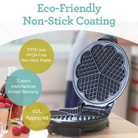 Close-up of Euro Cuisine WM520 PTFE/PFOA-free plate coating