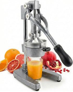 Eurolux cast iron juicer body shown front view for heavy-duty use.