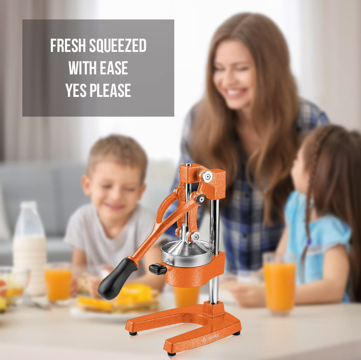 Eurolux dishwasher-safe parts of juicer simplify cleaning.