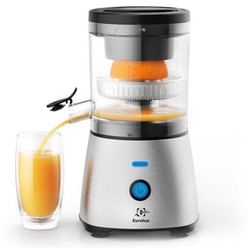 Eurolux electric citrus juicer in stainless steel for easy juice extraction.