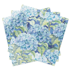 Decoupage craft projects using European Excellency hydrangea napkins.