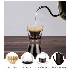 EUSOAR 100-count disposable filters, basket-style fit for quick setup and minimal cleanup.