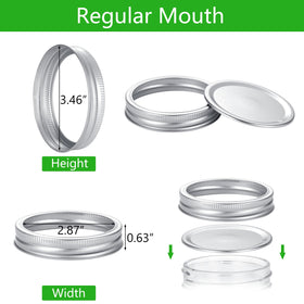 EvaHab reusable canning rings offer durable, repeated use for your home preserves.