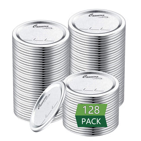 EvaHab regular-mouth lids seal Ball and Kerr jars securely for long-term freshness.