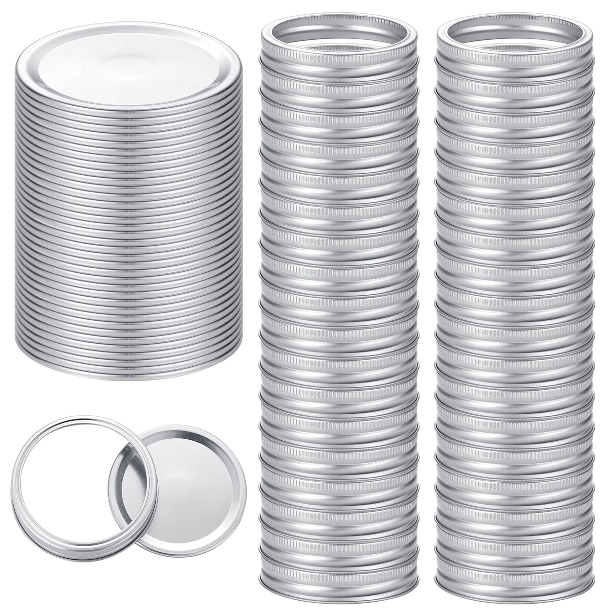 EvaHab wide-mouth lids for Ball jars provide a secure preserving fit.