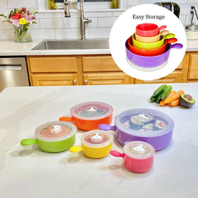 Evelots 24oz XL bowl ideal for leftovers and meal prep.
