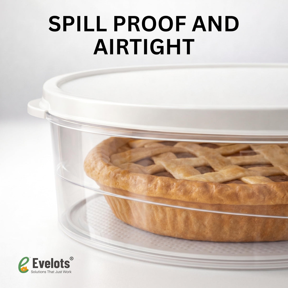Evelots 4-pack 10-inch BPA-free container keeps leftovers fresh.