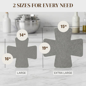 Evelots felt dish dividers in two sizes separate cookware for organized storage.