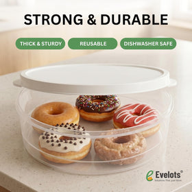 Evelots high-sided 10-inch carrier protects delicate decorations during transport.