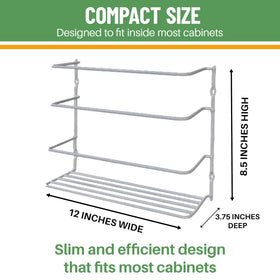 Evelots metal-coated construction resists rust in busy kitchen environments.