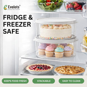 Evelots opaque lid provides secure coverage while you travel with treats.
