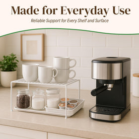 Evelots spice cabinet organizer for compact cabinet storage.