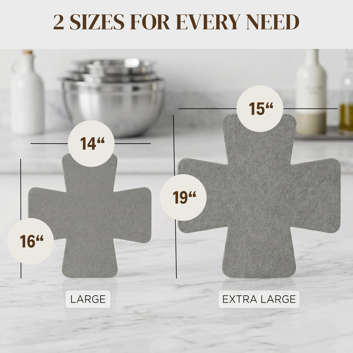 Evelots thick felt dish dividers cushion stacked dishes and prevent marks.