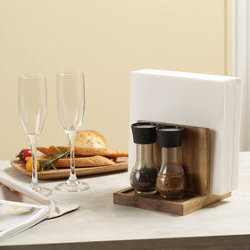 EverBBKing napkin holder on table ready for daily meals.