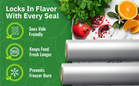 EverFresh compatible with FoodSaver and other brands for flexible meal prep and storage.
