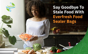EverFresh four-pack rolls showcased for convenient bulk storage and reduced packaging waste.
