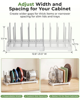 EVERIE cabinet-friendly design fits most counters and cabinets