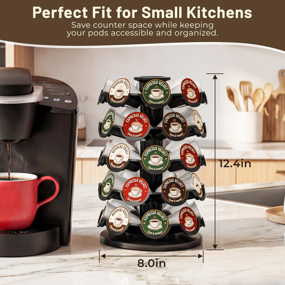 EVERIE compact design fits kitchens with limited counter space.