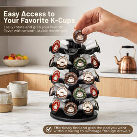 EVERIE modern finish enhances any coffee station decor.