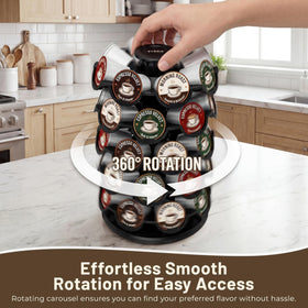 EVERIE secure pod slots prevent slips during rotation.