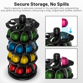 Everie smooth-spin knob in action, enabling easy one-handed access.