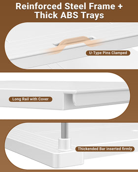 EVERIE extendable 3-tier organizer under cabinet keeps clutter tidy
