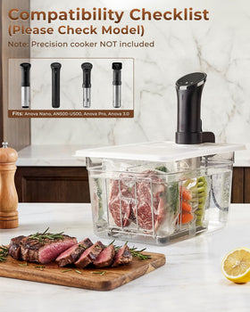 Everie design fits Anova and Instant Pot models for versatile kitchen use.