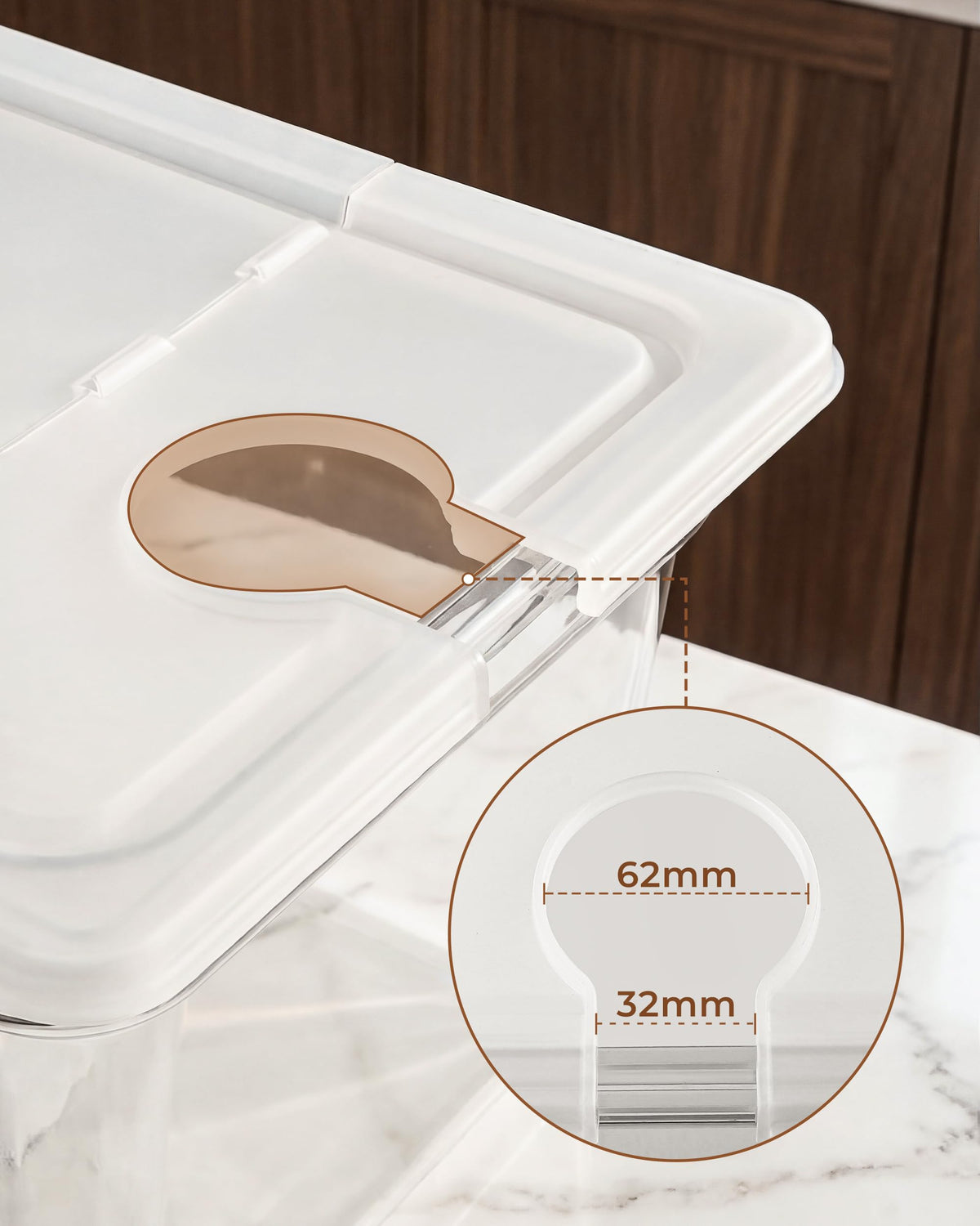 EVERIE design requires no clamps, keeps bags submerged for steady water circulation.