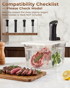 EVERIE NSF-approved container, a safety-focused choice for precise sous vide setups.