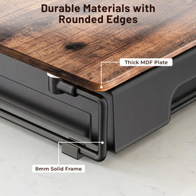 Everie compact 12x15 size fits counter corners without clutter.