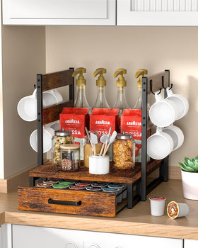 Evermagin flavors organizer separates varieties for easy picking.