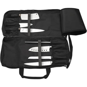 EVERPRIDE knife bag with zippered compartment stores utensils securely during transport.