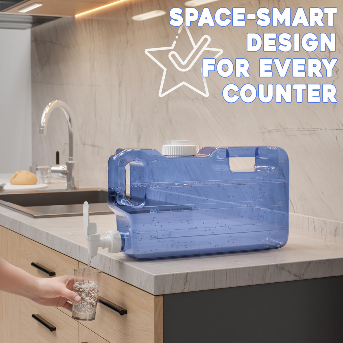 EverQuench 58mm screw cap secures a mess-free dispensing.