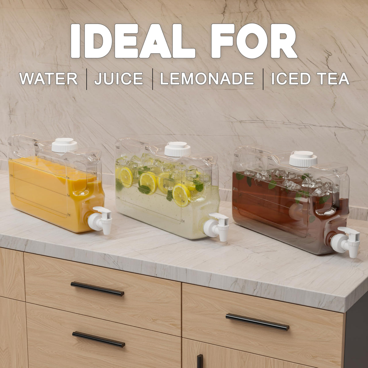 EverQuench dual-handles enable horizontal or vertical carrying.