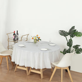 Evershine disposable tablecloth enables quick cleanup after celebrations.