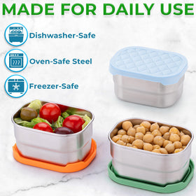 Everusely dishwasher-safe steel for easy cleaning.