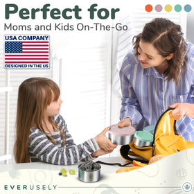 Everusely leakproof lunch boxes ensure mess-free transport of meals.