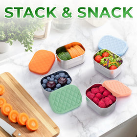 Everusely meal-prep containers aid organized snacking.