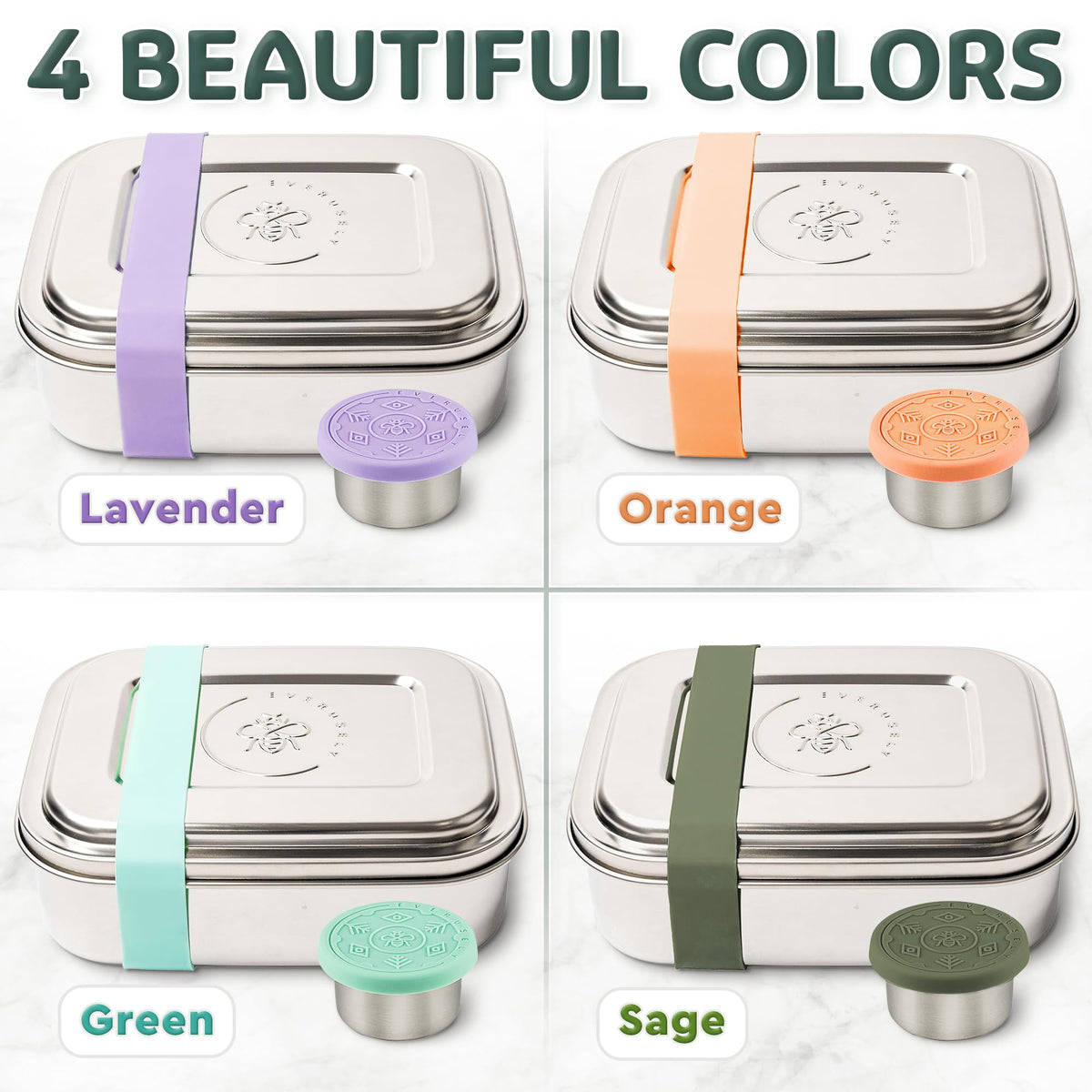 Everusely portable lunch box fits busy days on the go.